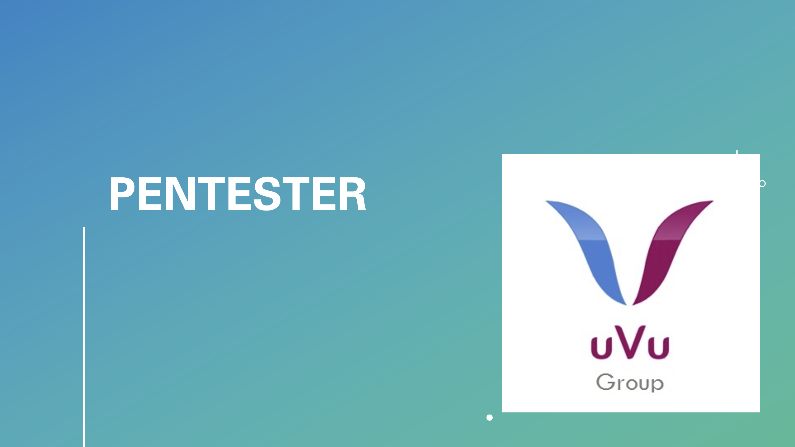 Recrutement Pentester Recrutement Pentester